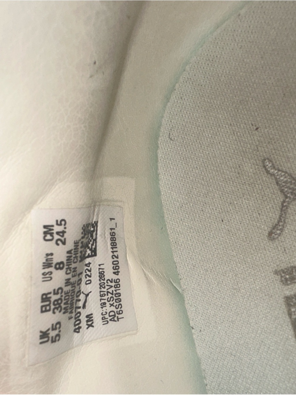 Puma Women's Low-Top Sneakers in Cream - Picture 8 of 8